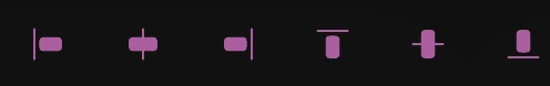 The six alignment buttons at the top of the Position section