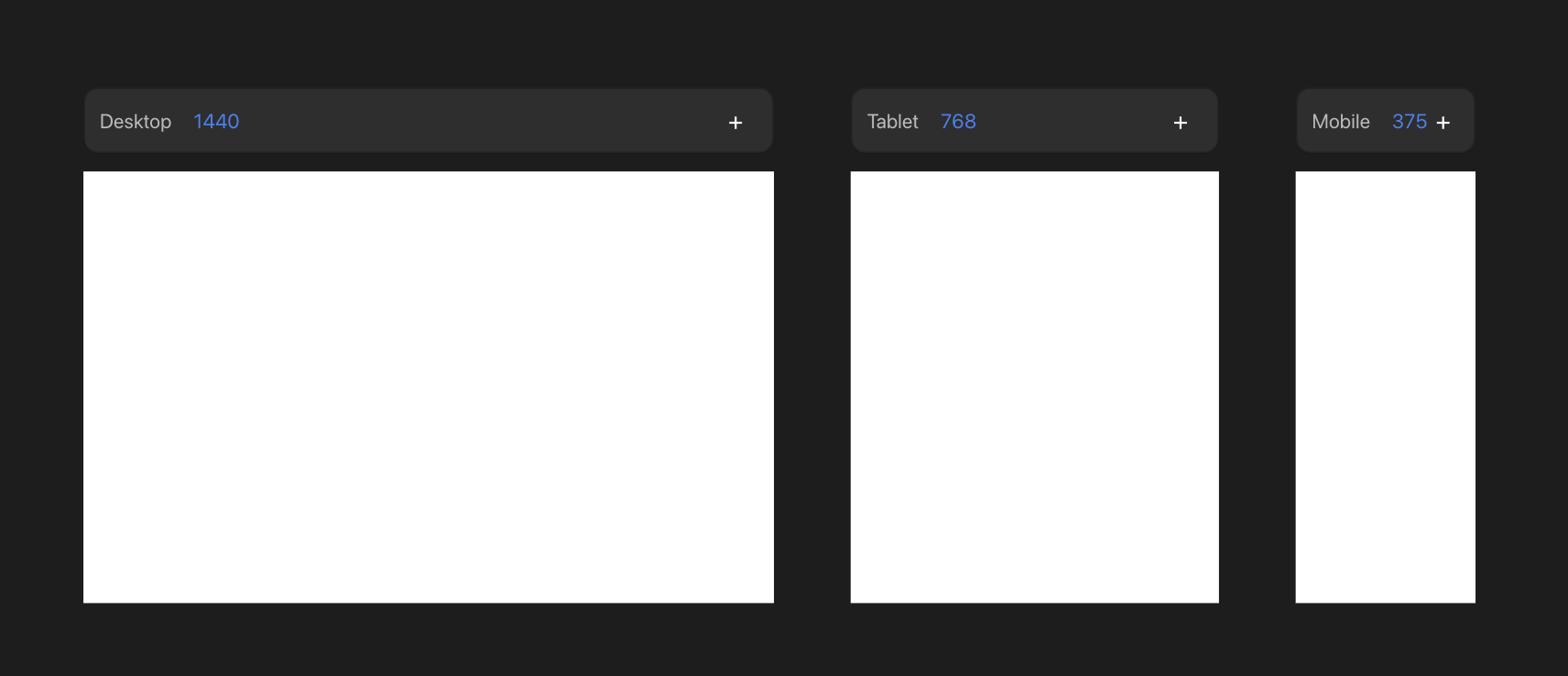 Viewports sitting side by side on the canvas